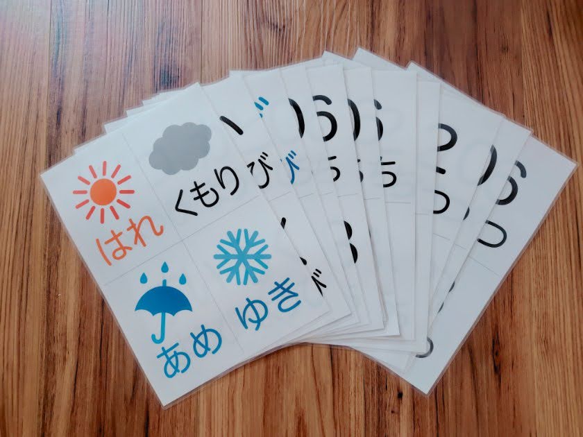 100均アイテムで作る子供向け万年カレンダーの作り方