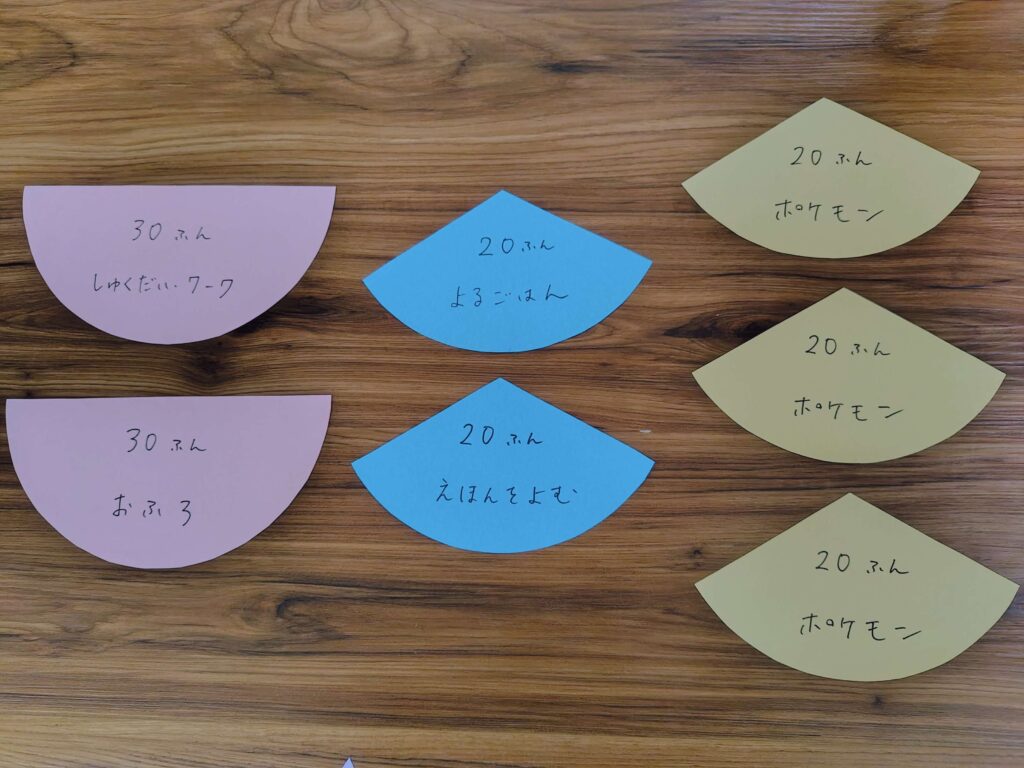 共働き家庭での子育て、平日帰宅後の時間の使い方を考えるための可視化アイテム