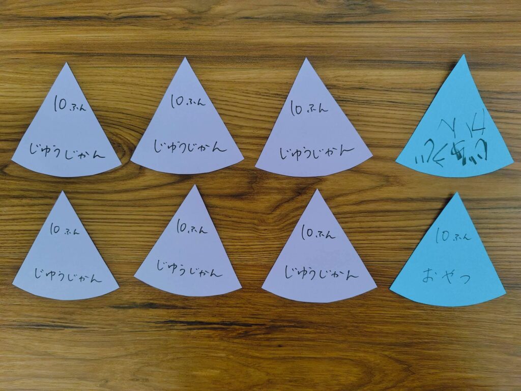 共働き家庭での子育て、平日帰宅後の時間の使い方を考えるための可視化アイテム