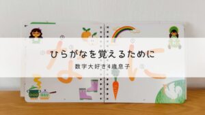 ひらがなを読めない4歳年少幼児へのひらがなの教え方