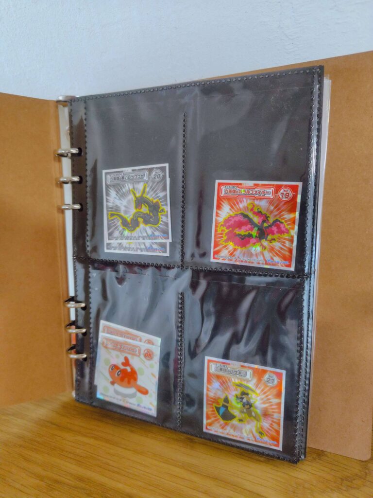 100均セリアのカスタムノートでシール帳を作成