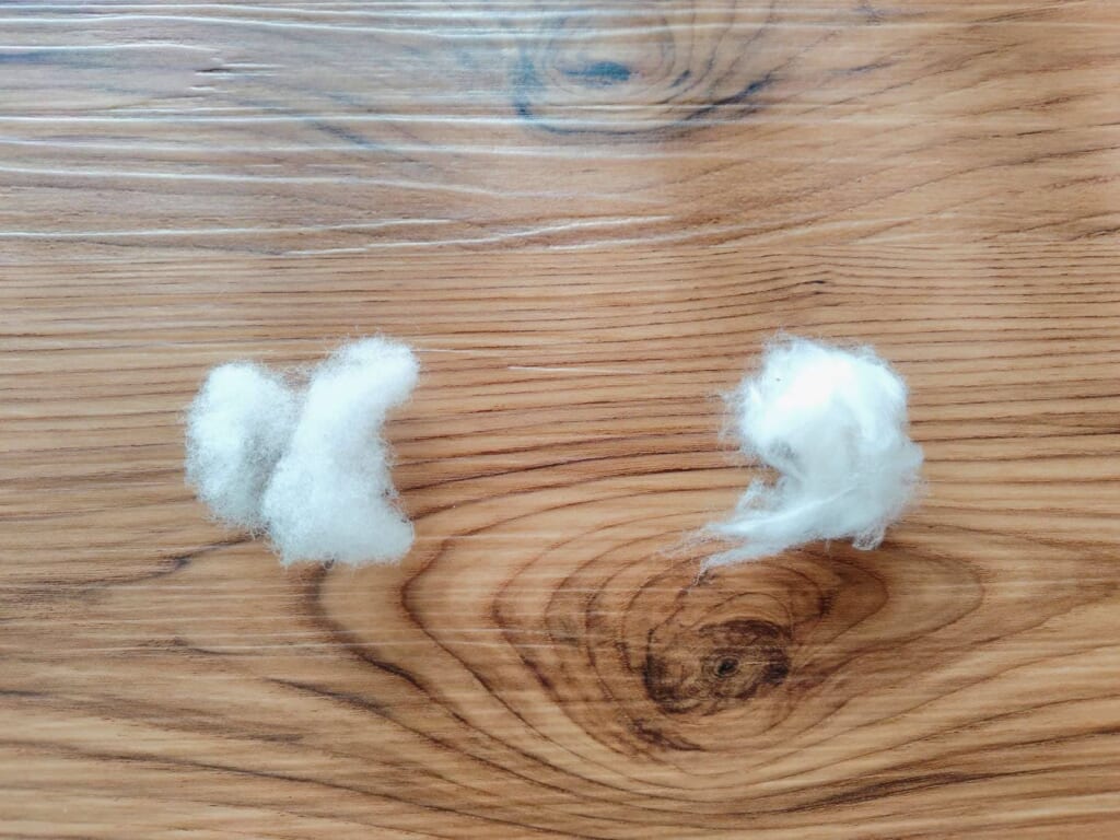 羊毛と綿の比較